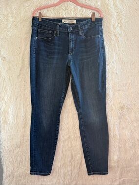 Gap Womens Curvy True Skinny Jeans Size 32R Dark Indigo Denim Capsule Everyday